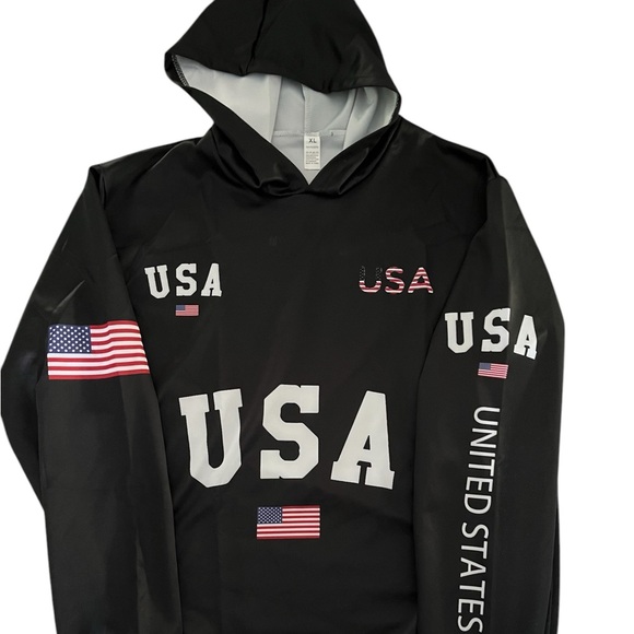 Other - USA Graphic print Hooded sweatshirt
